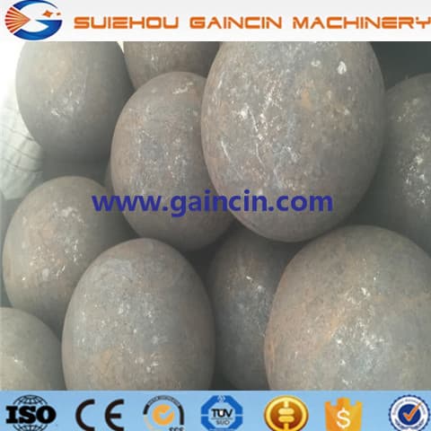 hot rolled forged steel grinding media balls for ball mill